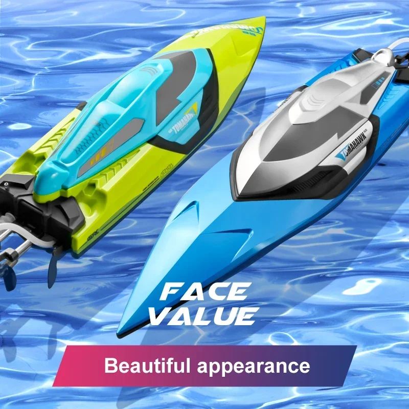 70KM/H RC Speedboat Double Layer Waterproof 50CM S2 Oversize RC Racing Boat Water Cooling Capsize Reset RC Yacht Boats