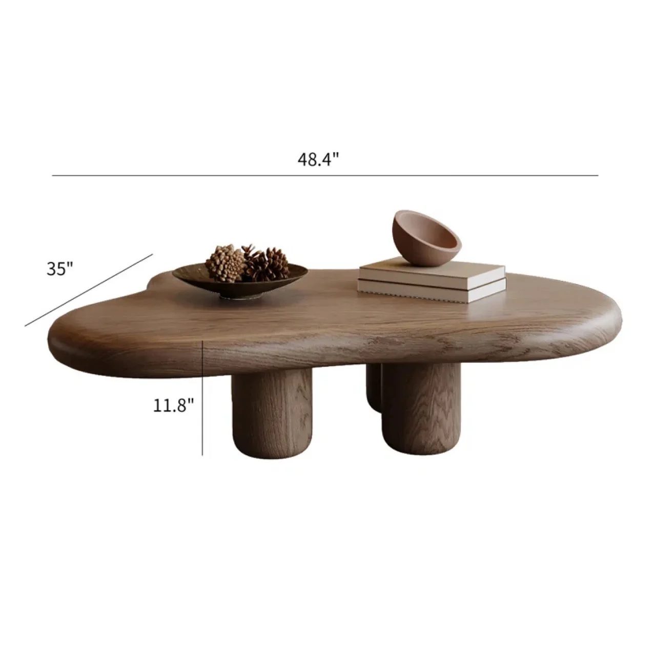 Nordic Cloud Coffee Table Modern Simple Irregular Shape Small Living Room Table