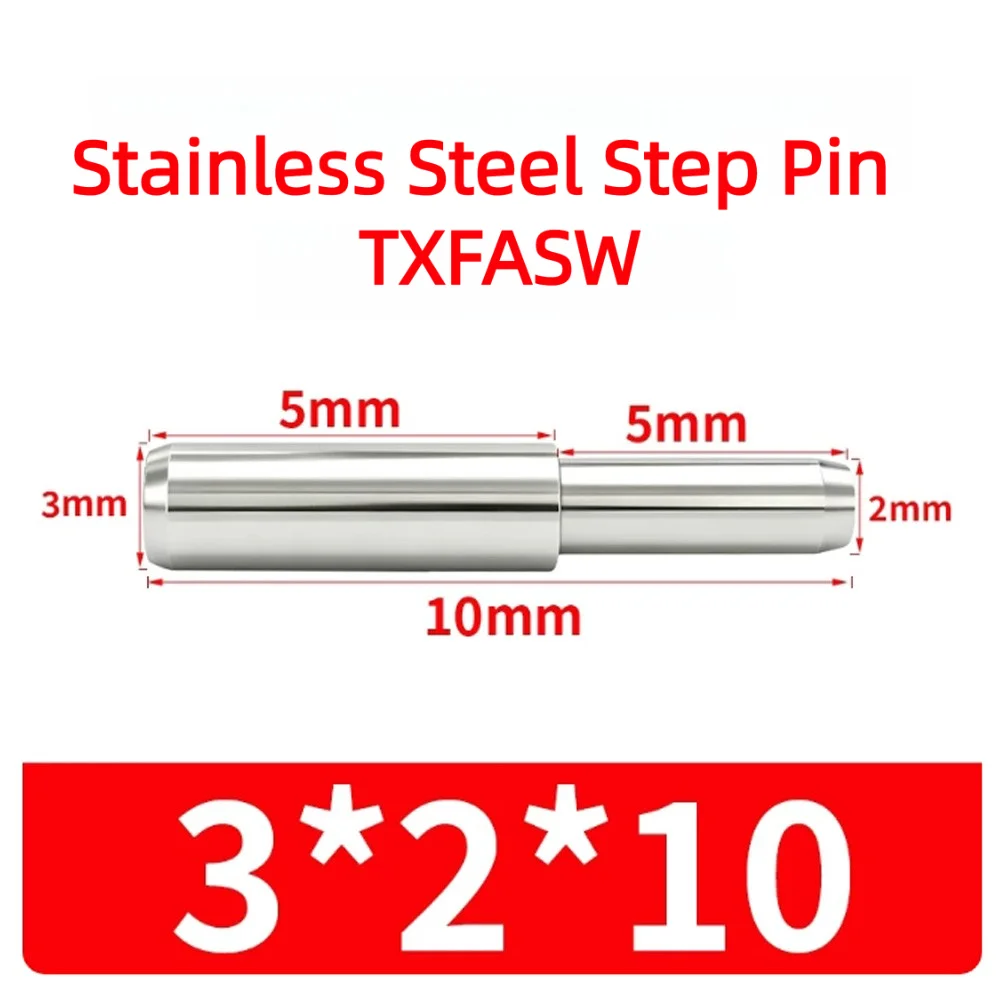 SUJ2 Lager Edelstahl 304 Verriegelungs-Stufenstift MSFW Gewindezylinder-Dübel 3mm Hardware-Verbindungsteile CNC-Zubehör – Detail 3