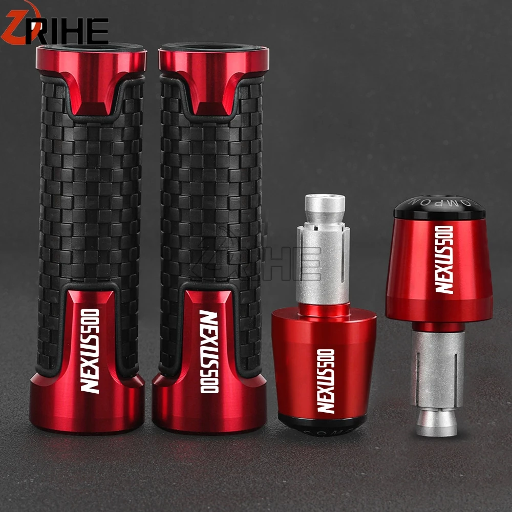 Motorcycle 7/8'' 22MM Handlebar Grips Ends FOR GILERA NEXUS500 NEXUS nexus 500 2004 2005 2006 2007 Handle Bar Cap Grip End Plugs