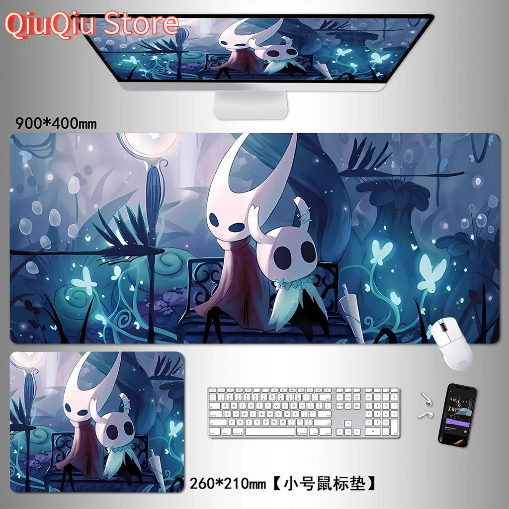 Tấm lót chuột HollowKnight Super HollowKnight Bàn phím chơi game Pad Seaming Tấm lót bàn chống trượt