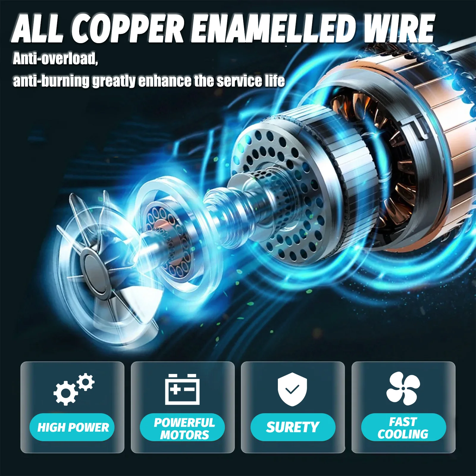 طاحونة زاوية لاسلكية لبطارية ميلووكي 18 فولت، 4-1/2 بوصة، أداة طاحونة زاوية كهربائية بدون فرش 8500 دورة في الدقيقة