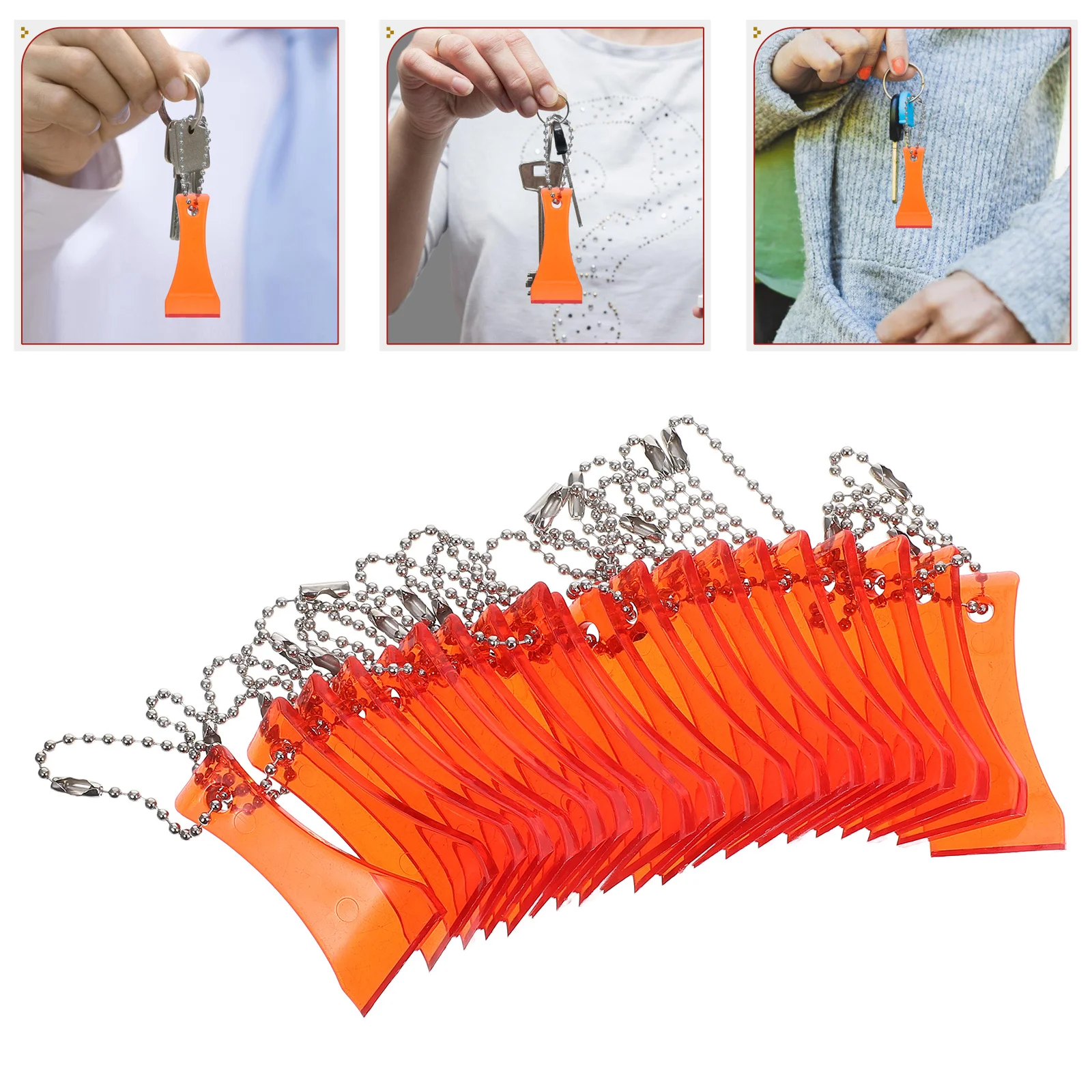 

20 шт., брелок для ключей с лото, инструмент для скребка карт, брелок для удаления наклеек, брелок для ключей