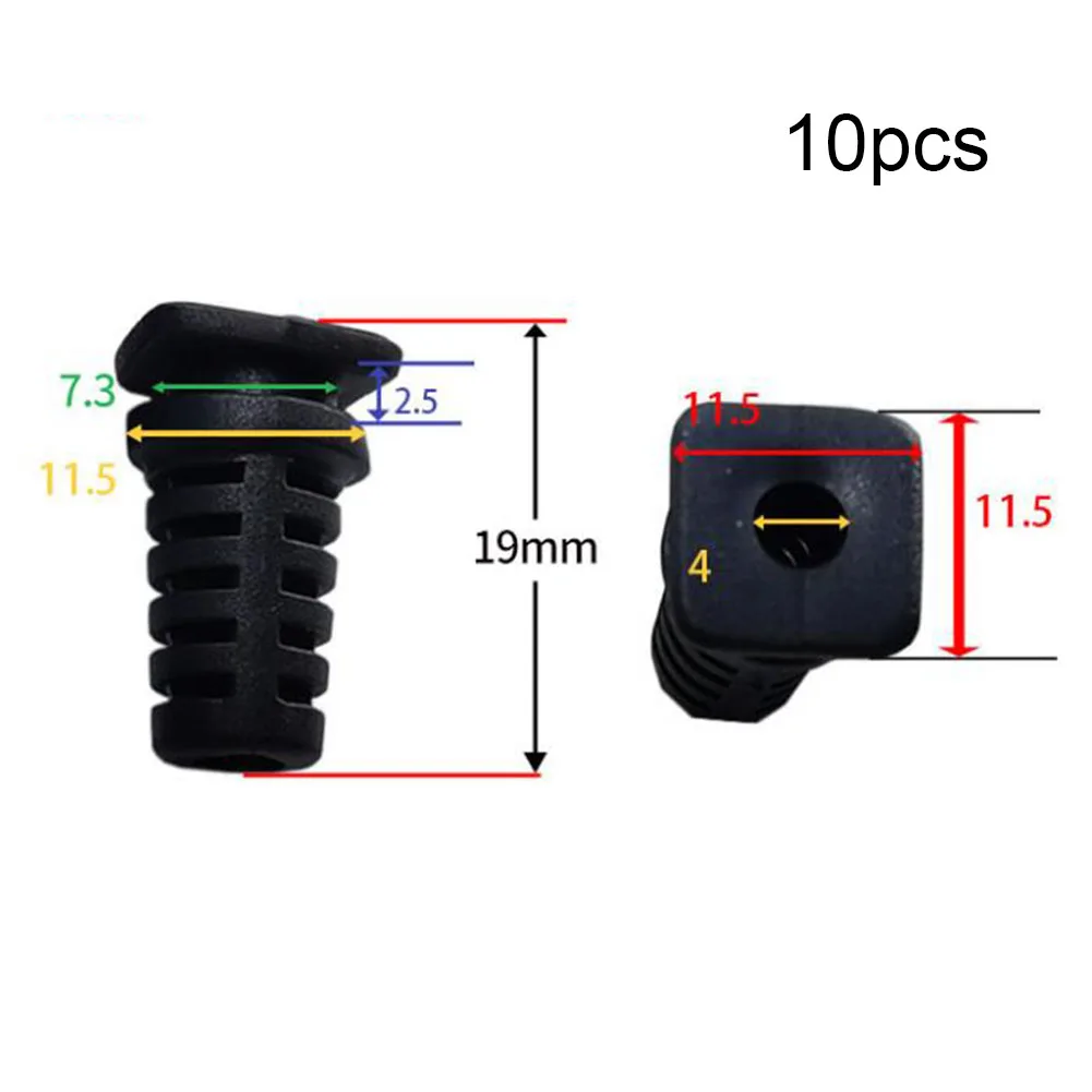 Convenient Install and Use Cable Gland Connector Rubber Strain Relief Cord Power Tool Cable Sleeves White 3 5mm