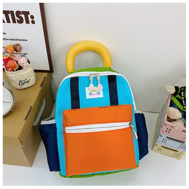 Mochila de jardín de infantes para niños y niñas, bolsa de aperitivos informal, ligera, a la moda, bonita, nueva