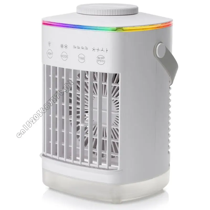 

Air Coolers 700ML Large 4 Wind Speeds Colorful Night Light For Home Office 4XFB