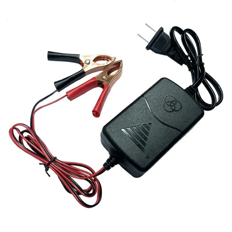 12V 1A Motorcycle Charger Smart Toy Car Power Charging Adapter For Rechargeable AGM Gel Lead Acid Battery