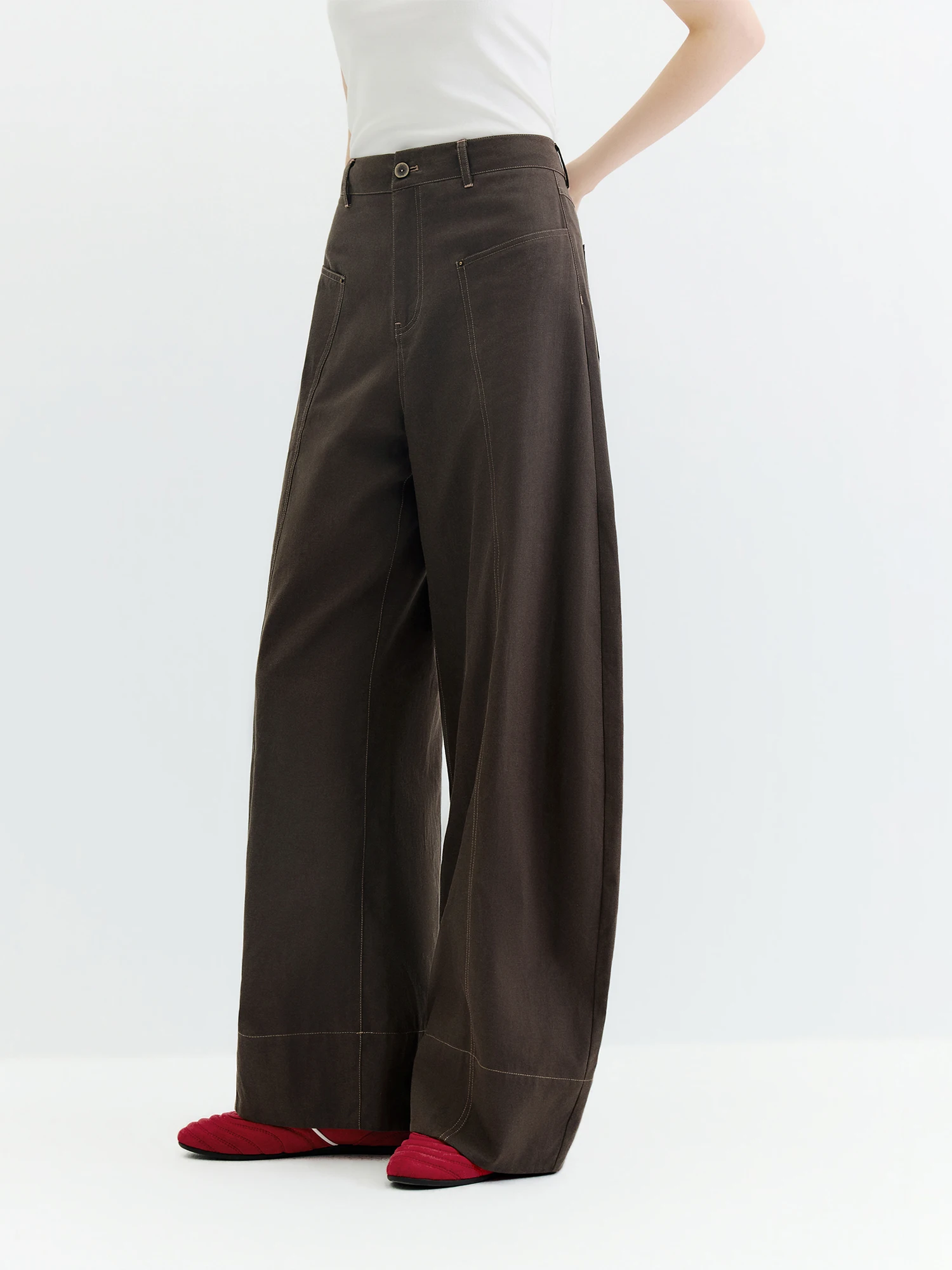 FSLE 2026 Sonbahar Yeni Kadın  - Tailored Trouser Wide incelemesi ve fiyatı