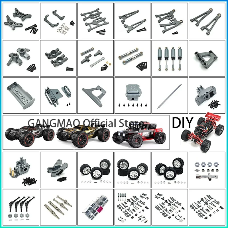 Mjx ハイパーゴー 1/14 アップグレードパーツ CNC アルミ製フロントステアリングコンポーネント メタル RCカー 14210 14209 アクセサリー用