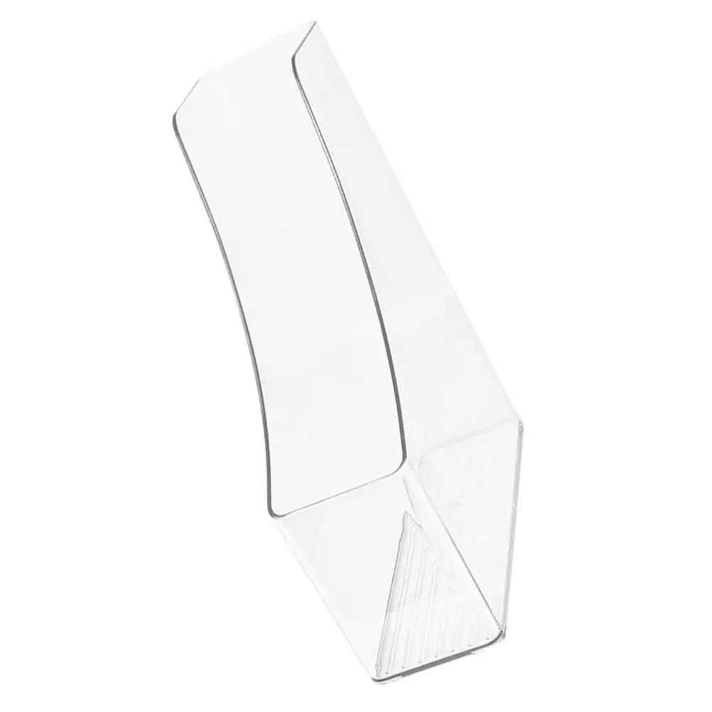 

Clear Acrylic File Organizer Vertical Magazine File Holder Document Storage Box for Office Home School Desk Bathtub Splashback