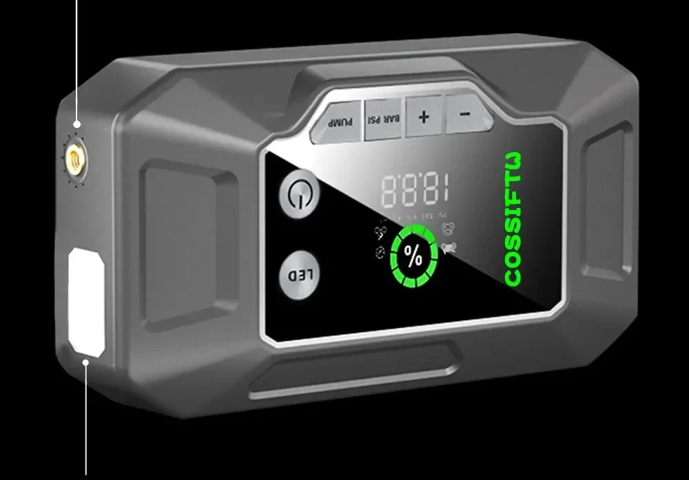 

#for 5 In 1 Car Jump Starter with Air Compressor 10000mAh Portable Booster Charger 1200A Car Air Pump Battery Starting Device