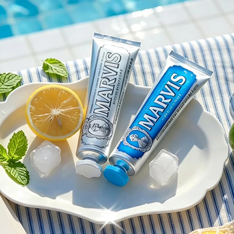 Marvis Low Foam and Long-lasting Refreshing Mint Toothpaste Brightening Teeth and Removing Cigarette Stains Oral Care Products