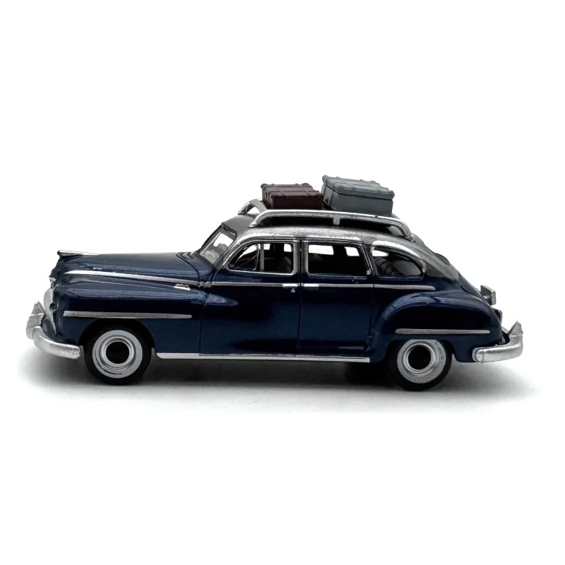 Oxford 1:87 De-soto Station Wagon Blue Alloy Simulation Model Car