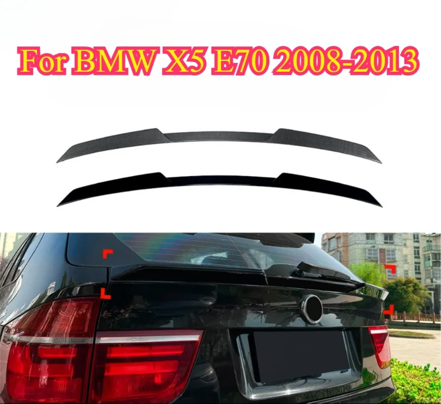 

NONGSHI Car Rear Spoiler Tail Wing Trunk Lip Trim Body Kit Car(Auto) Accessories for Bmw X5 E70 2008-2013