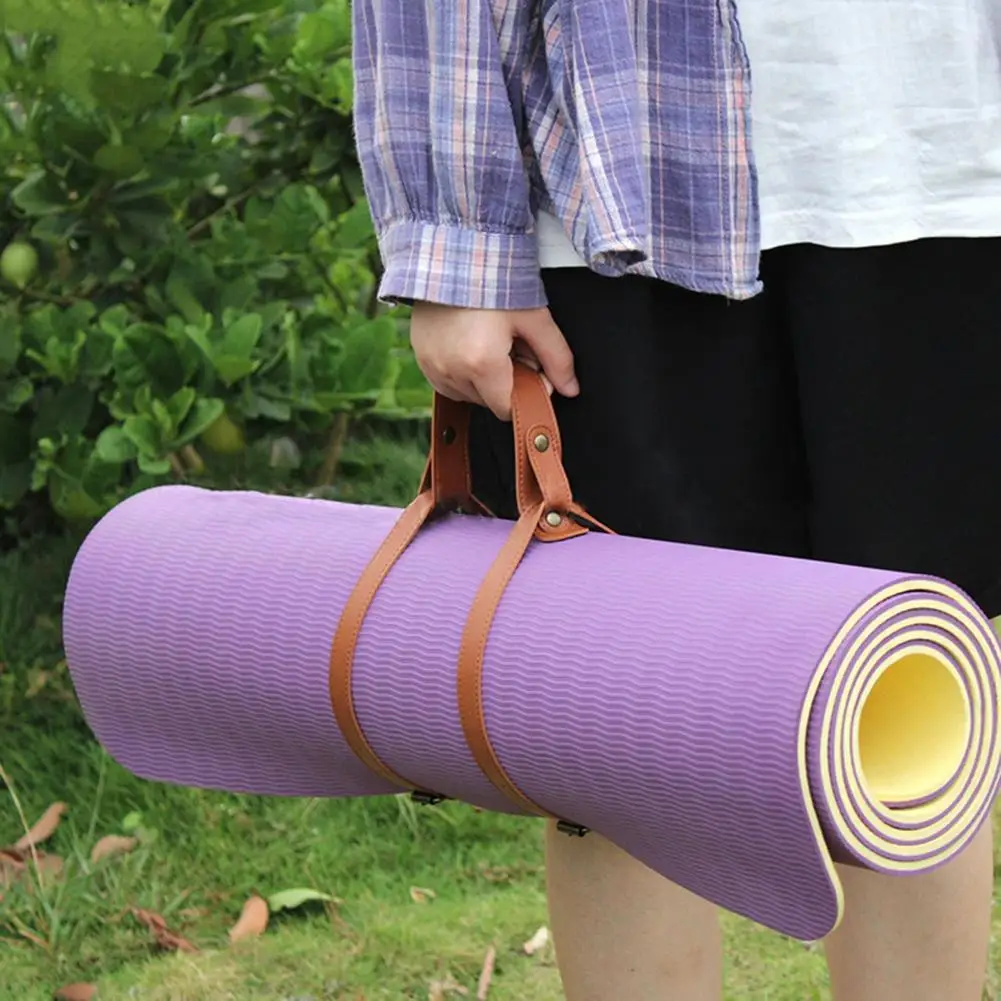 Yoga Mat Carrier Strap Adjustable Universal Portable Yoga Mat Thick Strap Sling Transport Belt Yoga Mat Carry Belt Strap