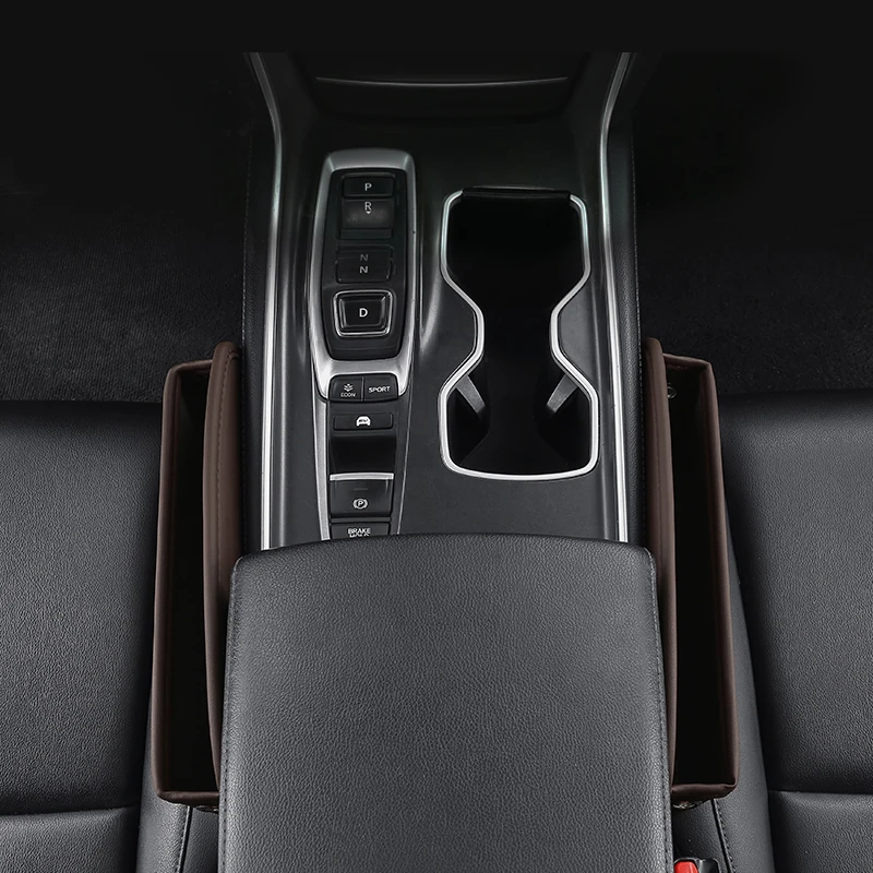 Car Seat Fenda Caixa de Armazenamento, Acessórios para Toyota CHR, RAV4, Corolla, Camry, Highlander, Auris, Harrier, Prius, Crown Prado, Avensis