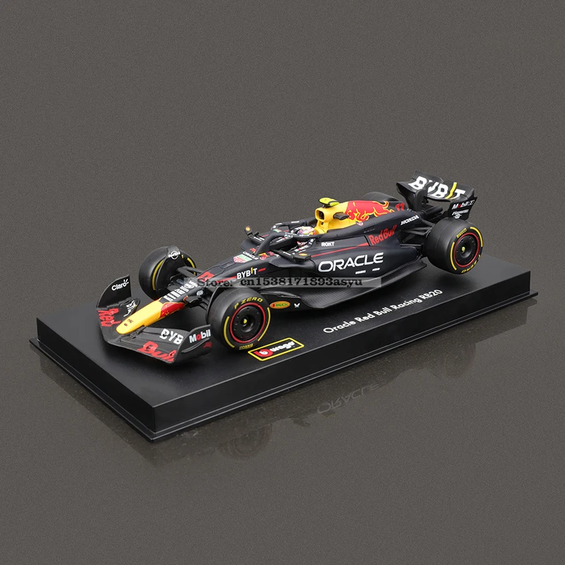 Bburago 1:43 F1 Red Bull Racing TAG Heuer RB20 2024 #1 Verstappen #11 Perez Alloy Car Die Cast Model Toy Collectible SF24