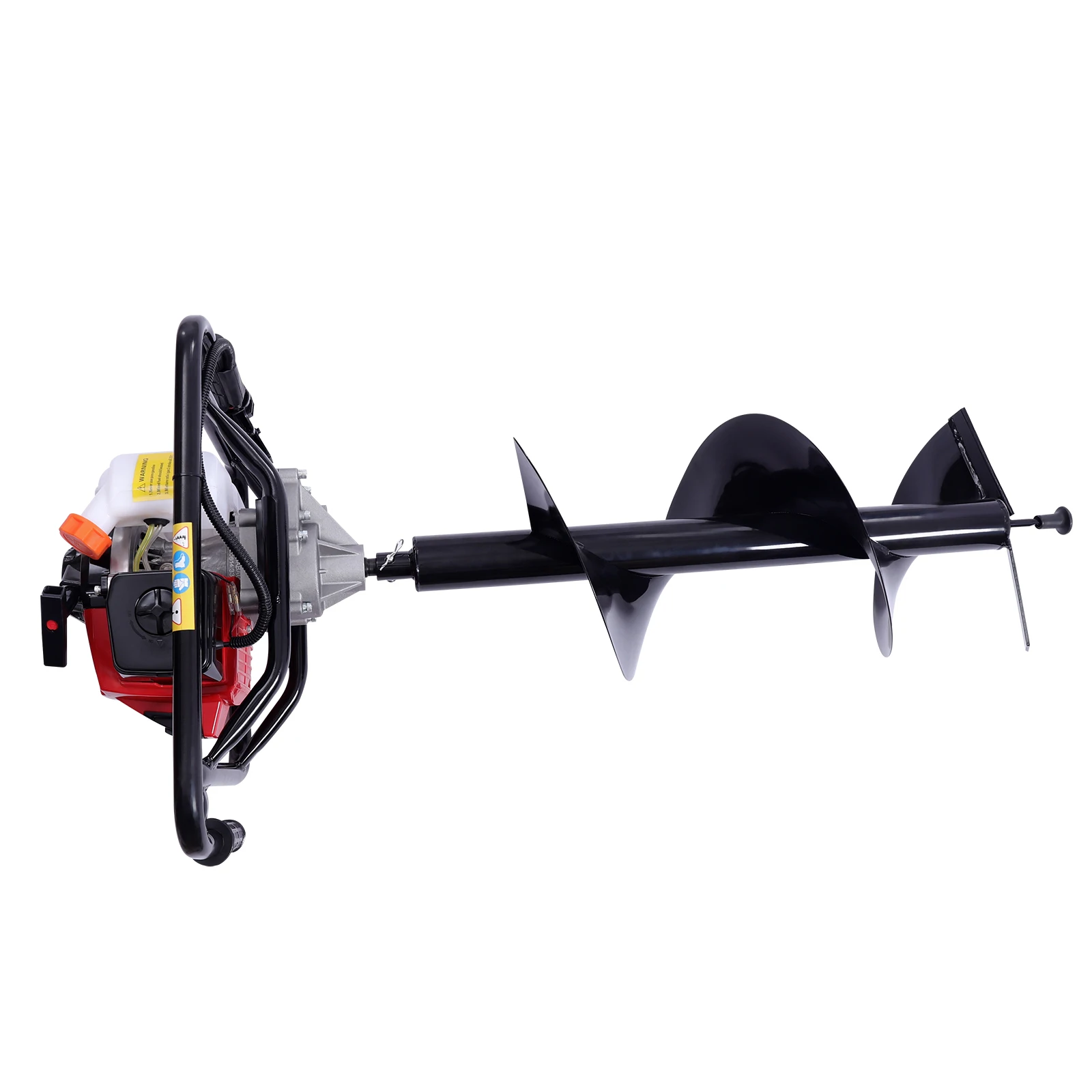 V-Type 63CC 2 tempi Gas Post Hole Digger Plant Fence One Man coclea con coclea Bit