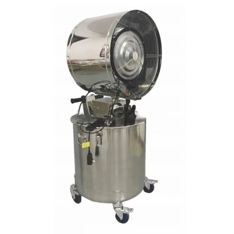 AC atomization Water atomizer system Agricultural greenhouse Water spray cooling Mist fan for humidification of poultry farms