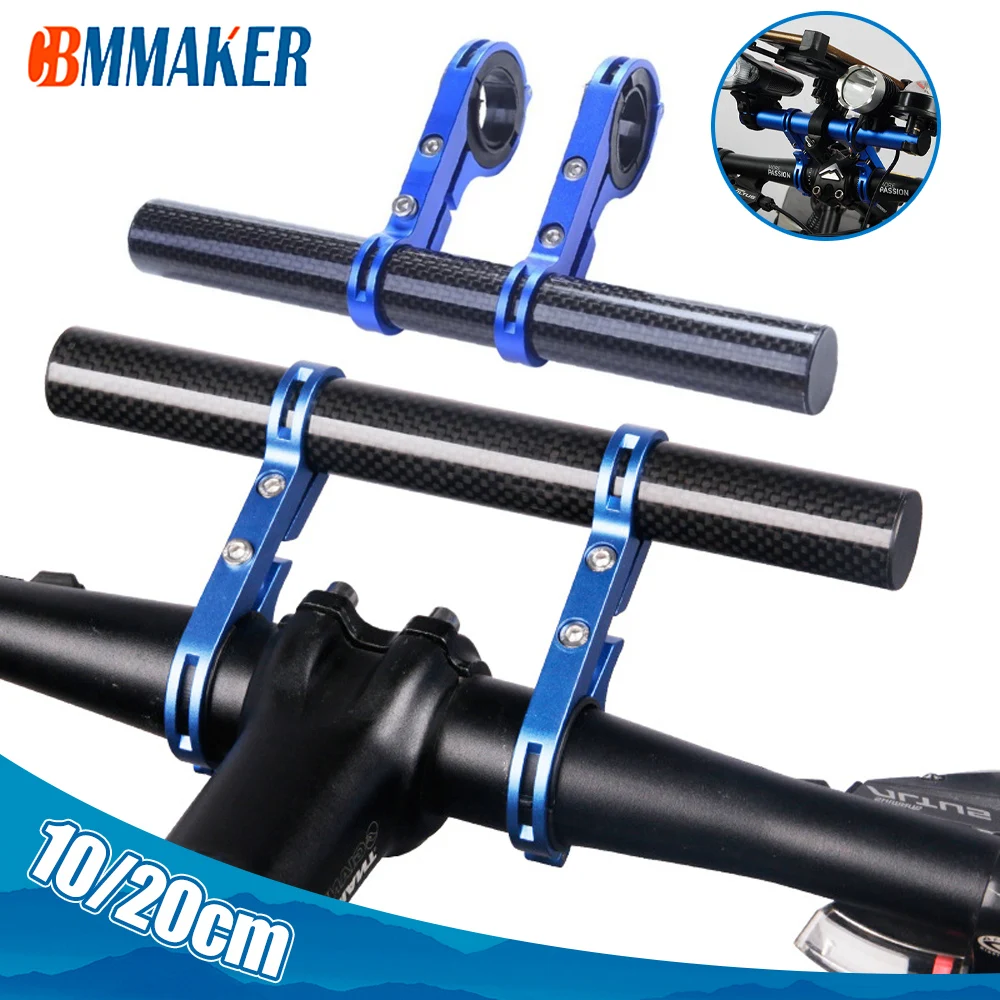 Cbmmaker 10/20cm Bicycle Handlebar Extender Mountain Bike Handlebar Expander Speedometer Mount Headlight Flashlight Lamp Holder