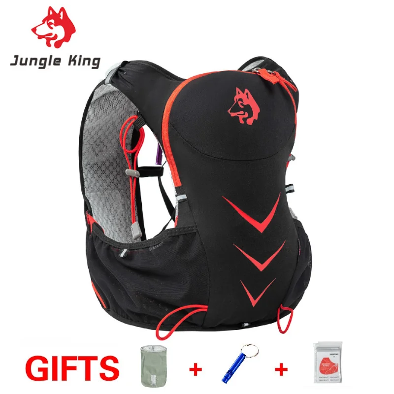 

JUNGLE KING Unisex Lightweight Backpack Running Vest Nylon Bag Riding Marathon Portable Ultralight Running Bag Backpack5L CY2018