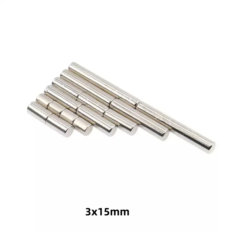 3x15 mm Powerful Strong Magnetic Magnets 3mmx15mm Permanent Neodymium Magnets 3x15mm Small Round Magnet 3*15 mm