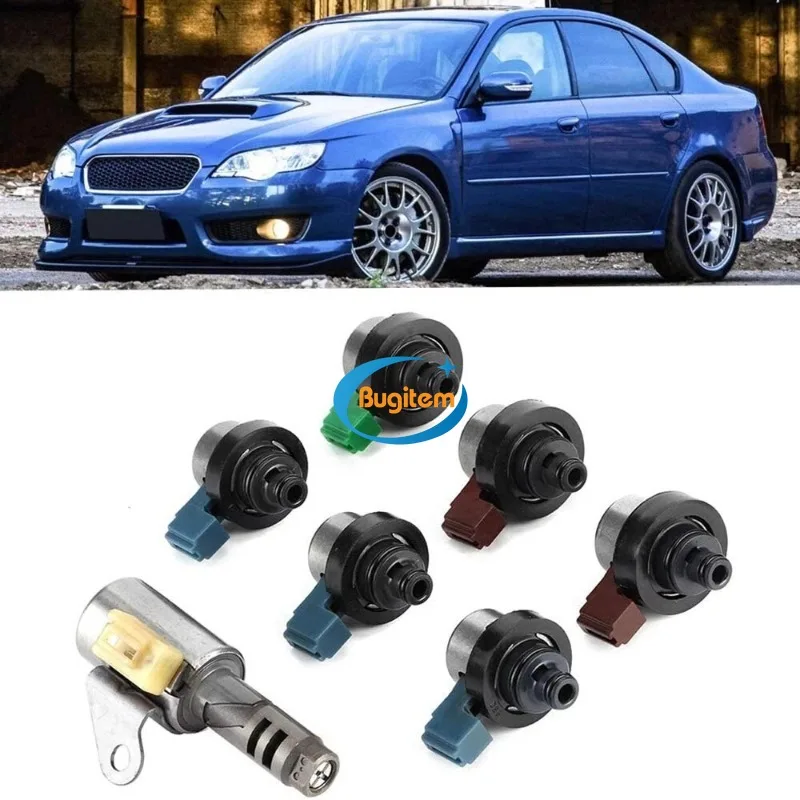 

6/7 шт. 4EAT 31705AA440 31705AA441 31705AA4419L комплекты соленоидов автоматической коробки передач для Subaru Forester для Outback 2001-2010