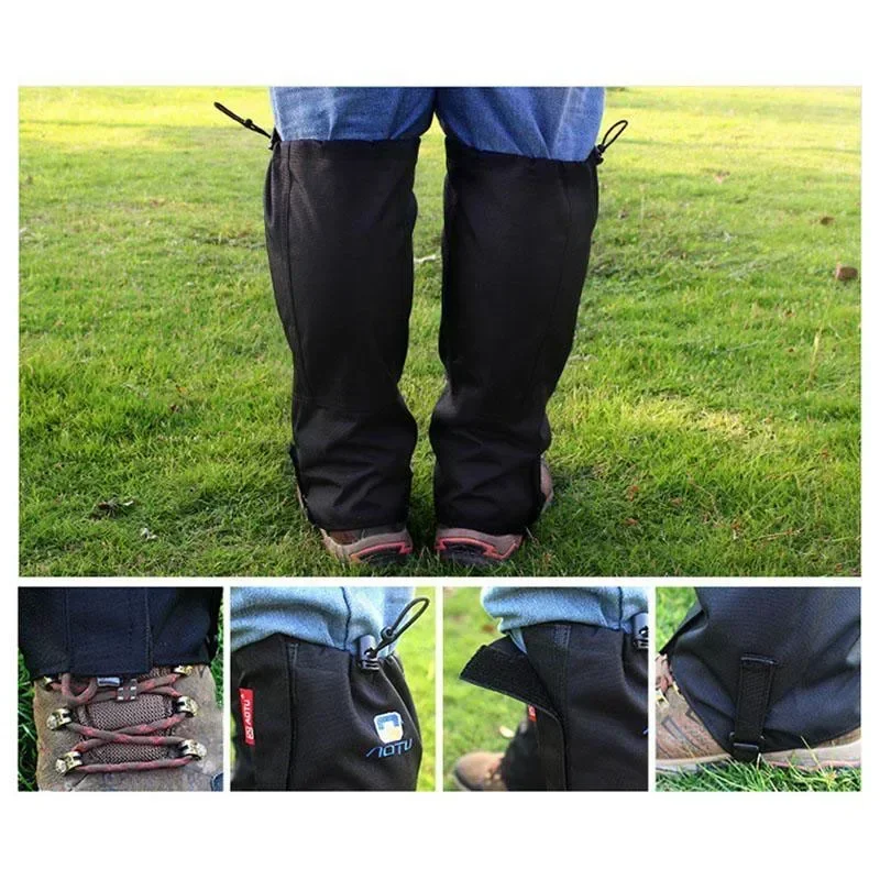 Anti Bite Snake Guard Leg Protection Gaiter Cover Hiking Camping Outdoor 600D Anti Tearing Oxford Cloth Leg Gaiters