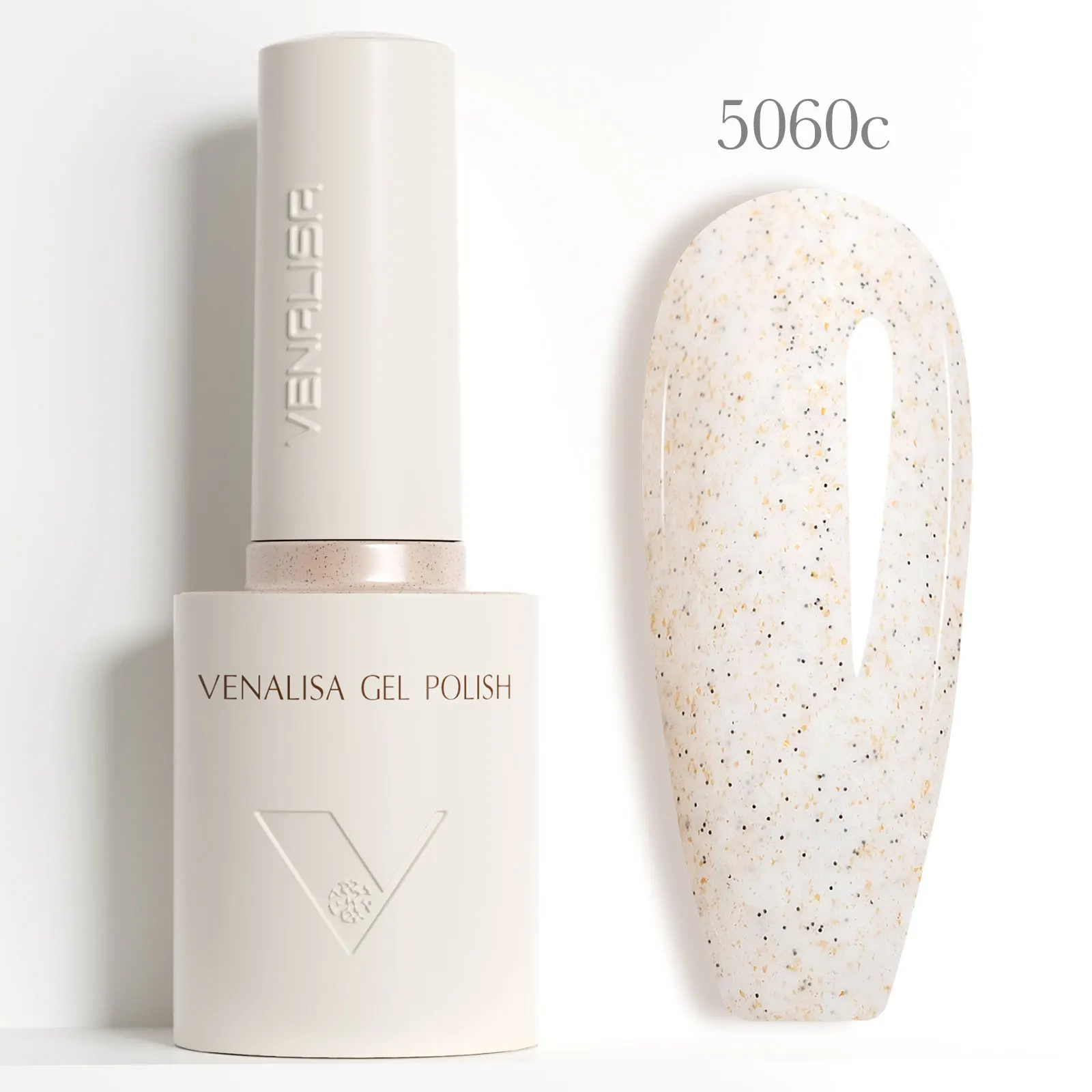 1 st Venalisa Nagelgel Polish Melkachtig Wit Semi Transparant Hema Gratis Losweken UV LED Gel Vernis Zachte Borstel ronde Vorm Pigment