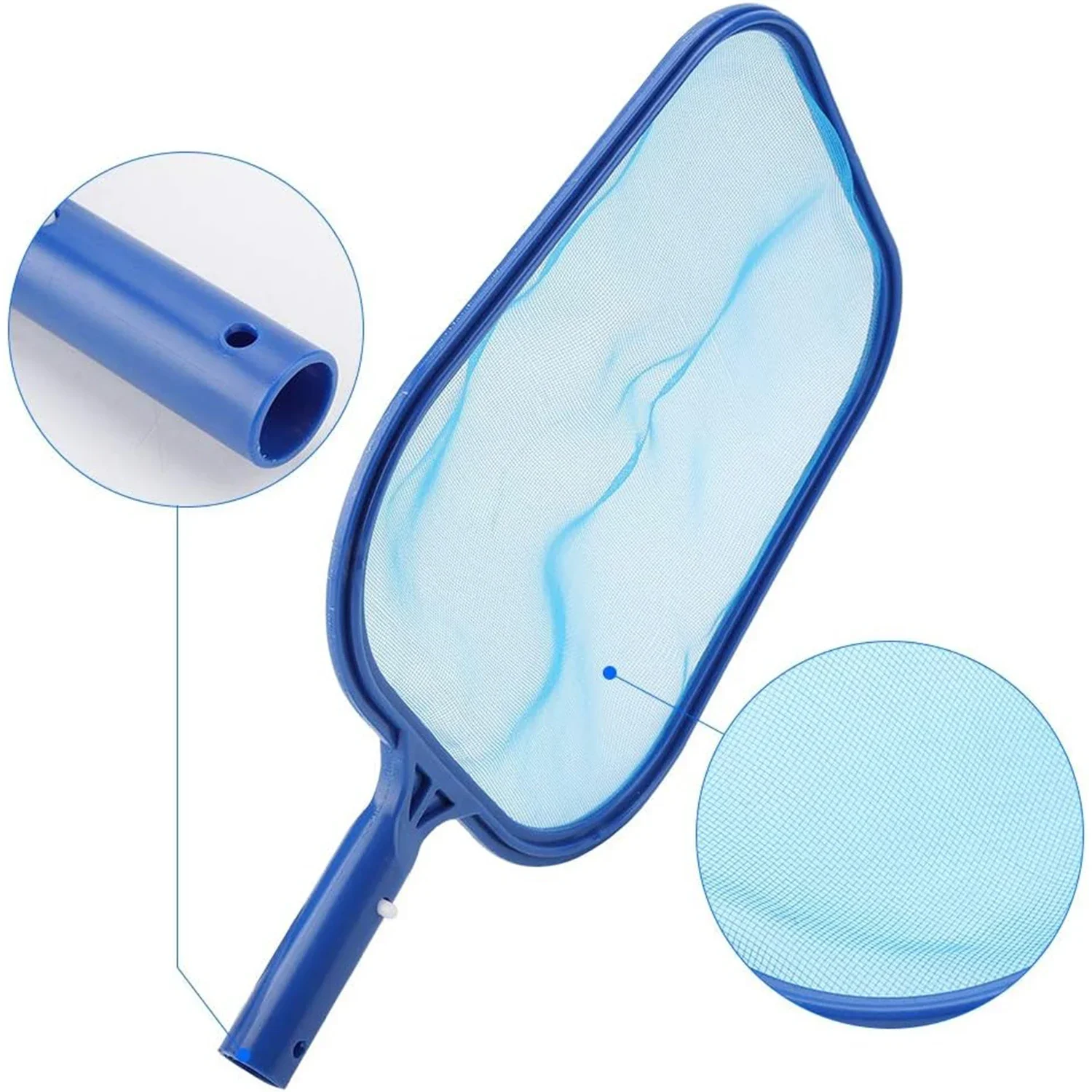 Rastrello per foglie professionale Borsa profonda Reti per pulizia piscina Spa Spazzatura Skimmer Rete per piscina Accessori per rete per pulizia piscina