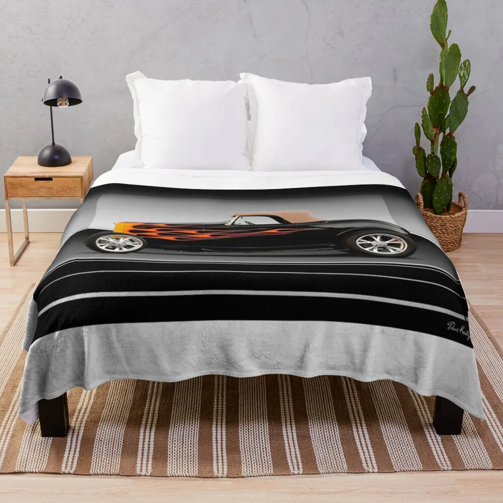 1932 Hot Profile Roadster Throw Blanket Single for babies Blankets