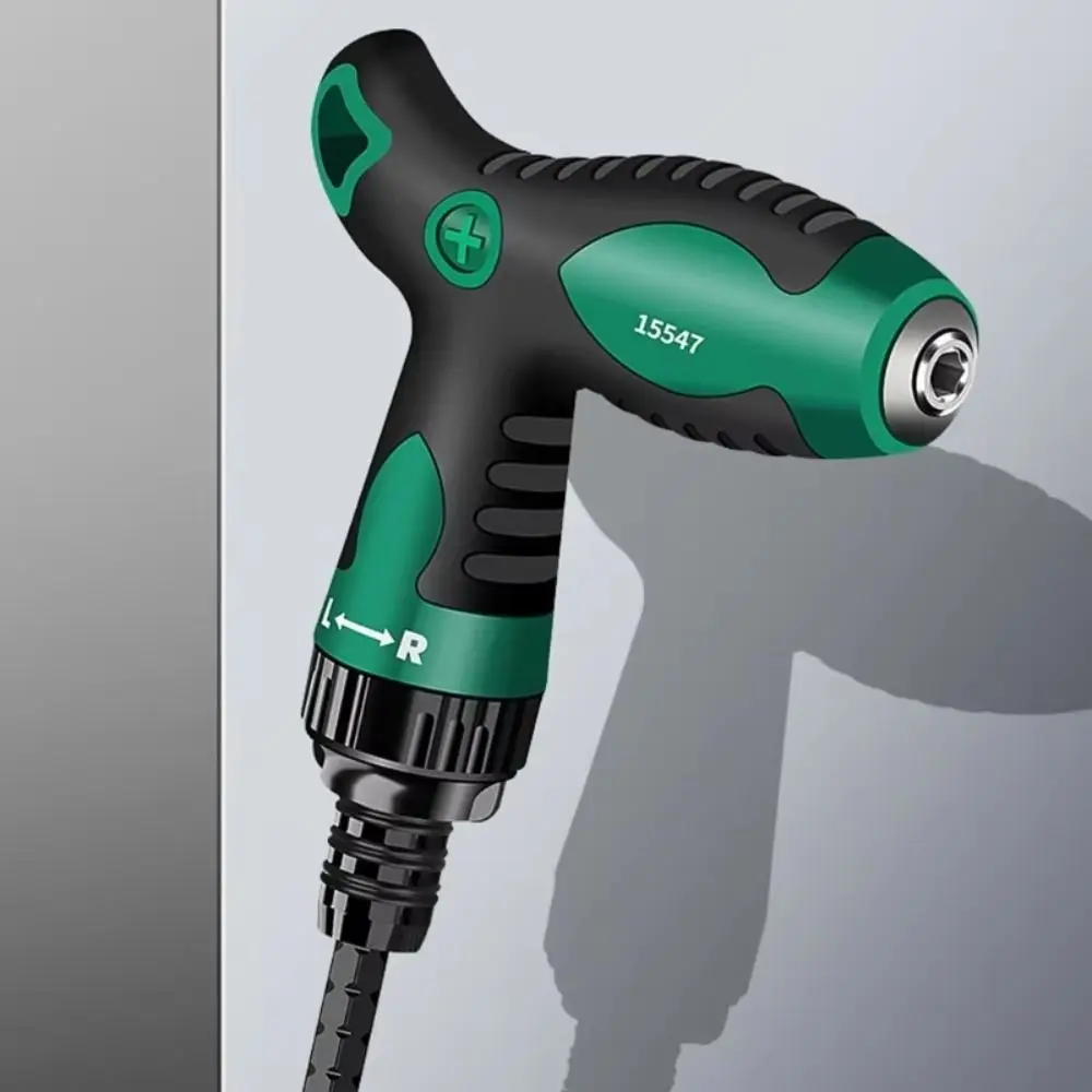 

Insulated Handle Ratchet Handle Screwdriver Set Adjustable Telescopic Telescopic Screwdriver Set Double Head T Handle
