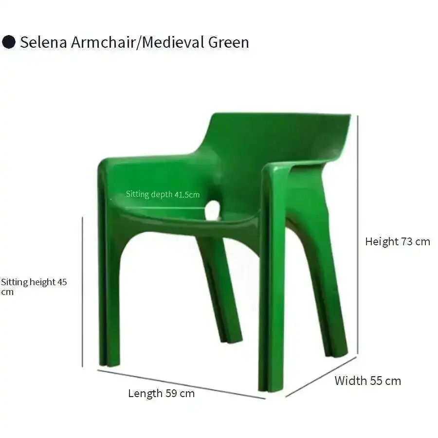 Grüner Esszimmerstuhl aus Kunststoff, Designer-Stil, hohe Rückenlehne, moderne Armlehnen, weiß, ergonomischer Party-Sessel, Waschtisch, Comedor, Hotelmöbel