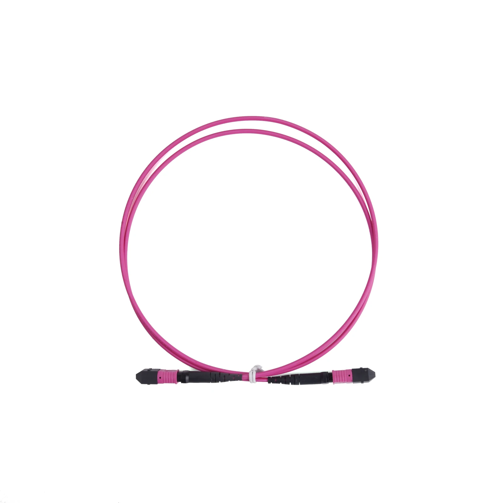 100 جرام MPO/PC OM4 الألياف التصحيح سلك متعدد الأوضاع 12 النوى APC UPC أنثى إلى أنثى نوع B شقة رئيس 1/3/5/10/15/20 متر كابل بصري