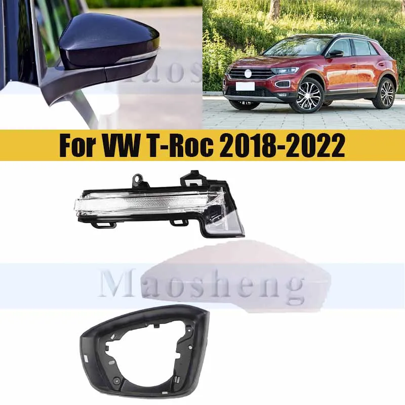 

Side Rearveiw Mirror For VW T-Roc 2018-2022 Side Rear View Mirror Reversing Mirror Accessories