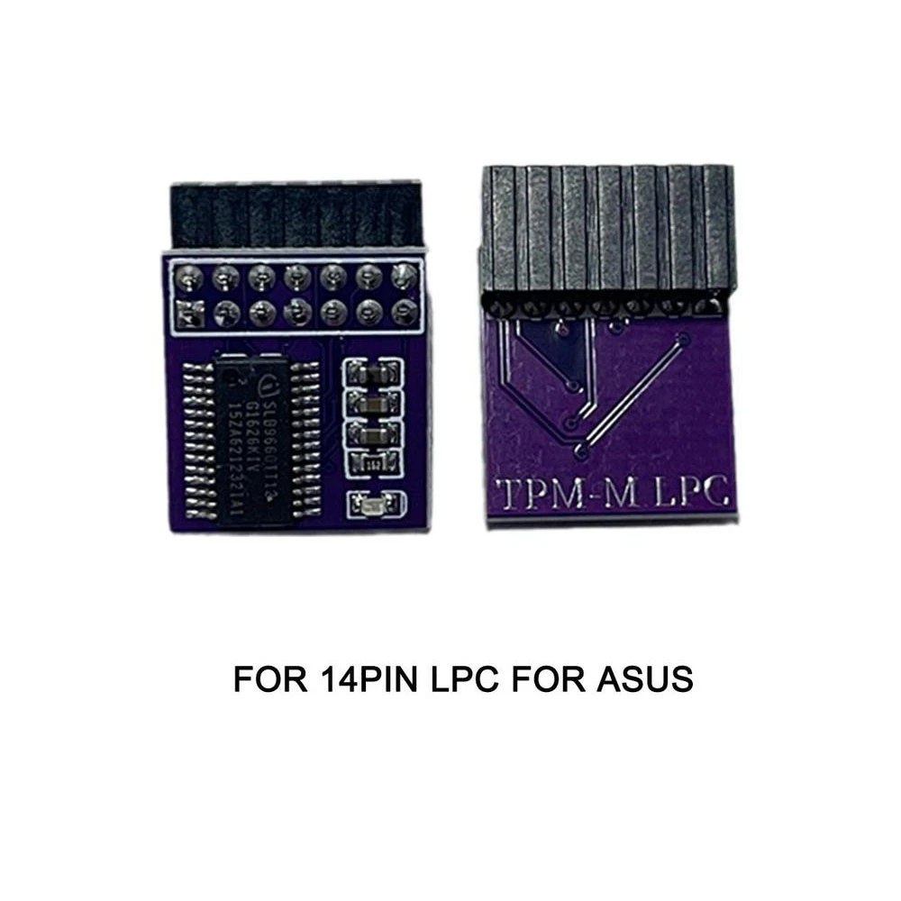 Tpm 2.0 Encryptie Beveiligingsmodule Remote Card Tpm 14pin Module Voor Asus 14 Pin Lpc Tpm 2.0 Lpc 14 Pin Beveiligingsmodule