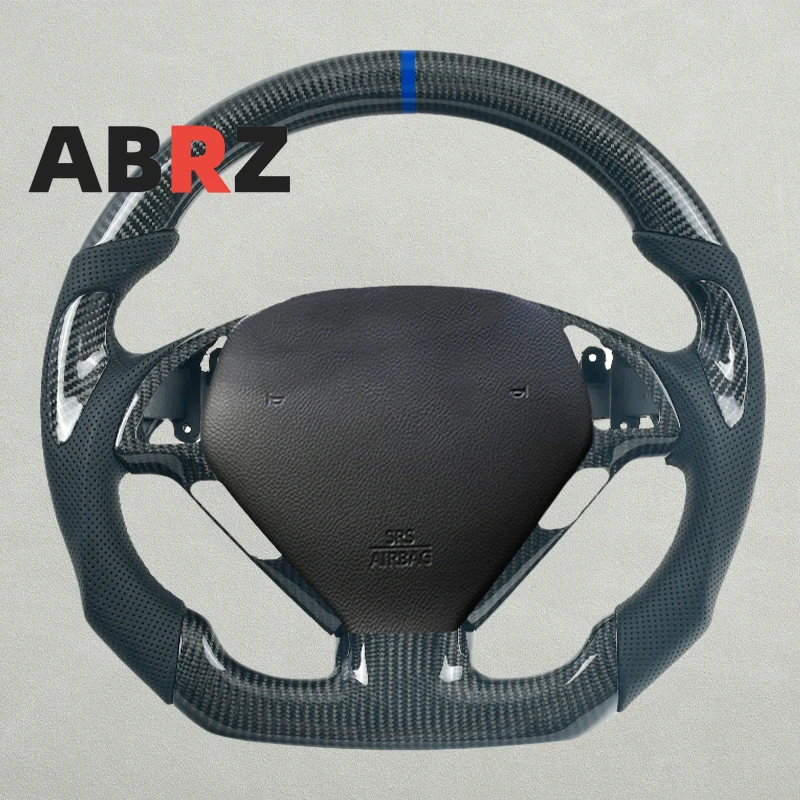 

Customized 100% Real Carbon Fiber Steering Wheel For Infiniti G25 G37 G35 Ex25 Ex35 G37S G37X Accessories For Vehicles