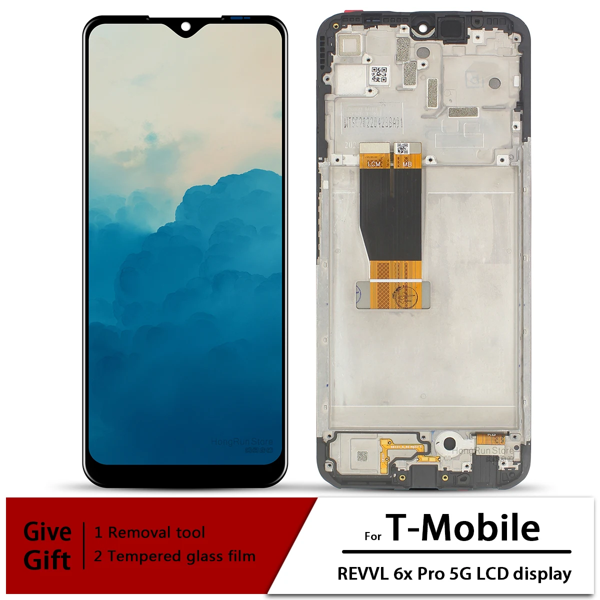 

6.82" Original For T-Mobile REVVL 6x Pro 5G LCD Display Touch Screen Digitizer For REVVL 6x pro 5G LCD