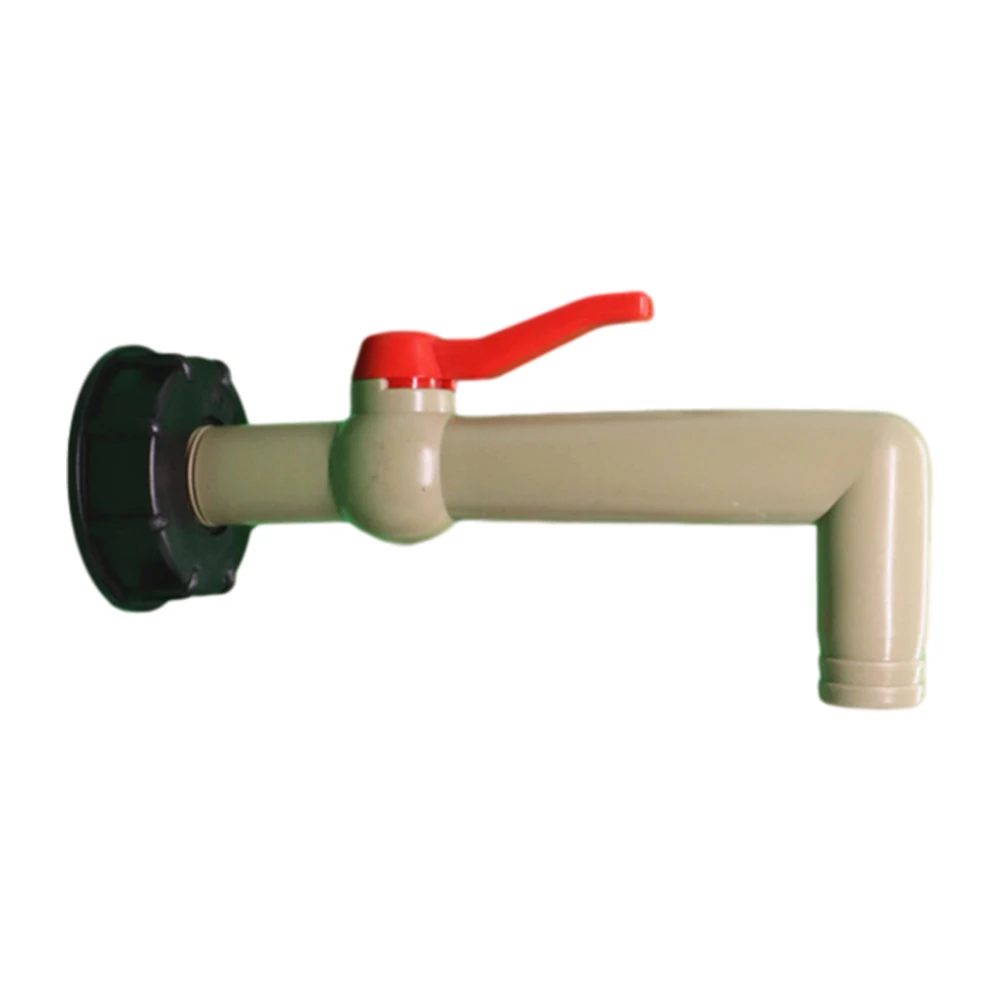 Water Tank Adapter | Hose Adapters for Tank | 90-degree S60x6 Sturdy and Durable Ton Barrel Joint Va