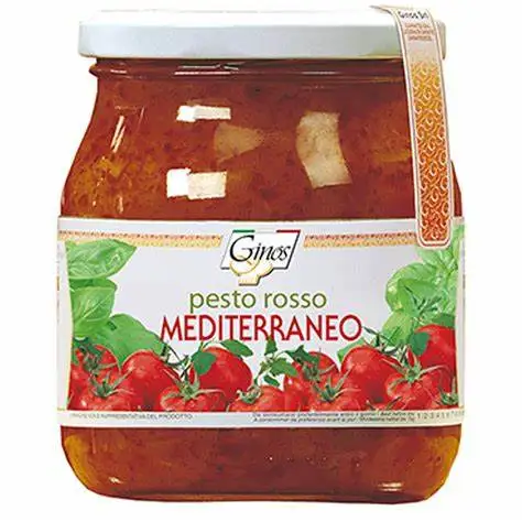 Tomaten Pesto Rosso Mittelmeer 520g - Ginos