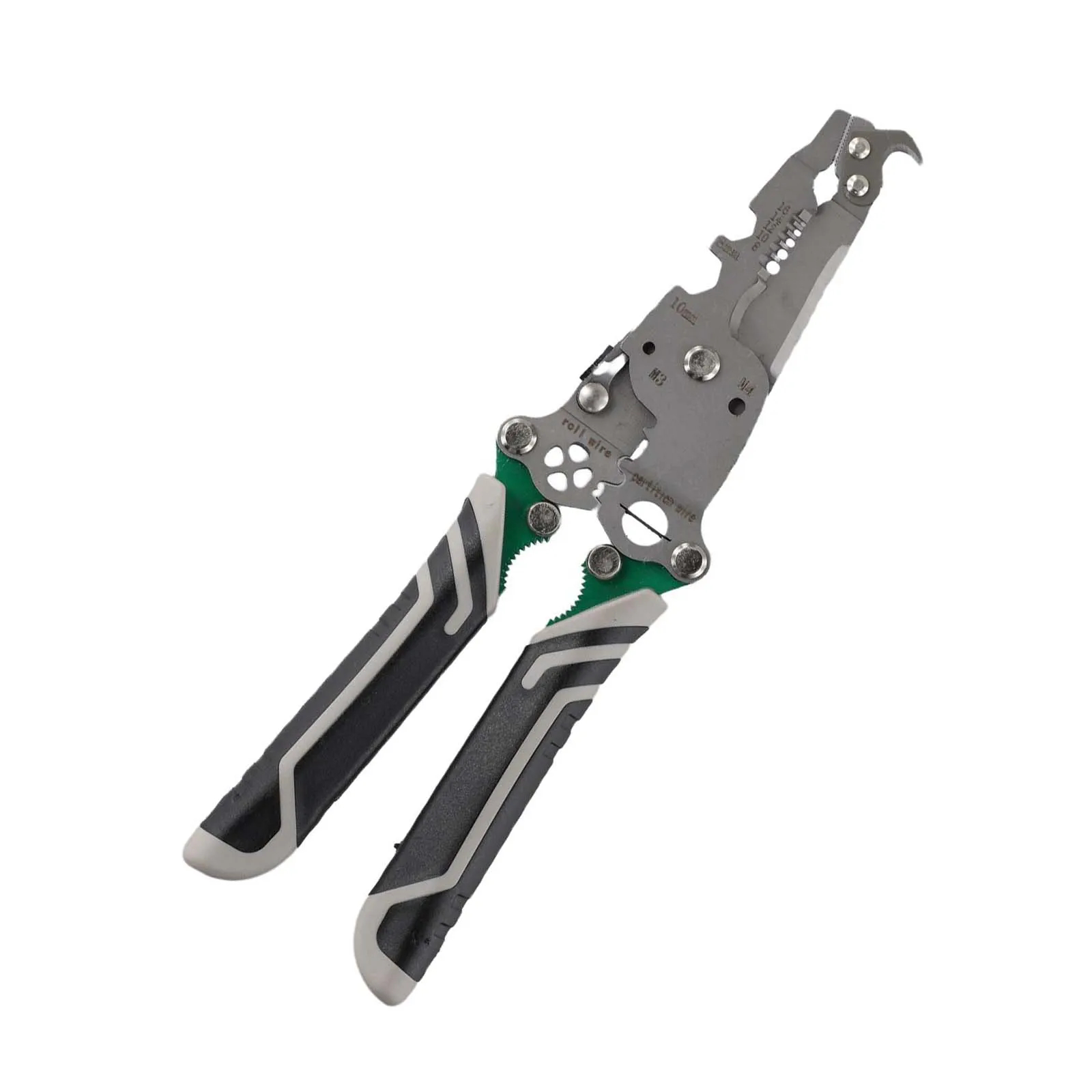 

Cable Cutter Foldable Wire Stripper For Professional Use Multi Function Wire Stripper Clamp Versatile Functionality