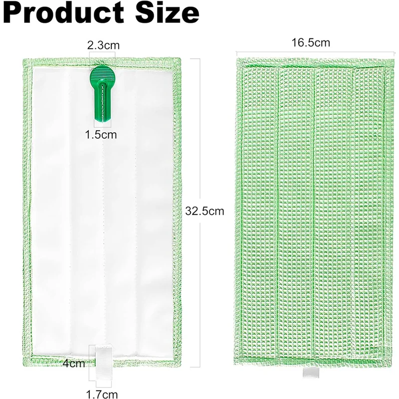 Vorwerk SP600 걸레 리필 세트 걸레 천 효율적인 청소 걸레 천용 BAAN-마이크로파이버 바닥 걸레 패드 교체