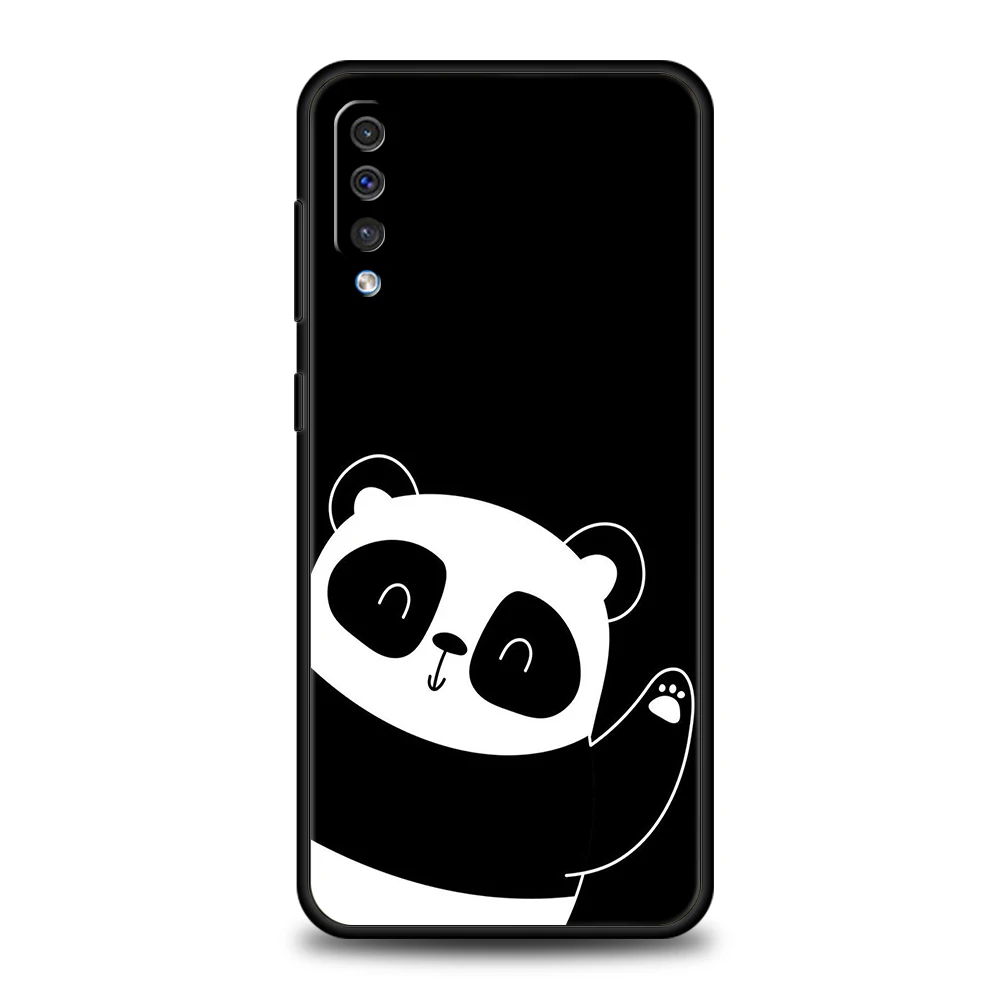 Bubududu Panda Phone Case for Samsung Galaxy A42 A22 A12 5G A02 A03 A04 A04S A50 A70 A10 A20 A30 Silicone Cover Shell Coque Bags image 4