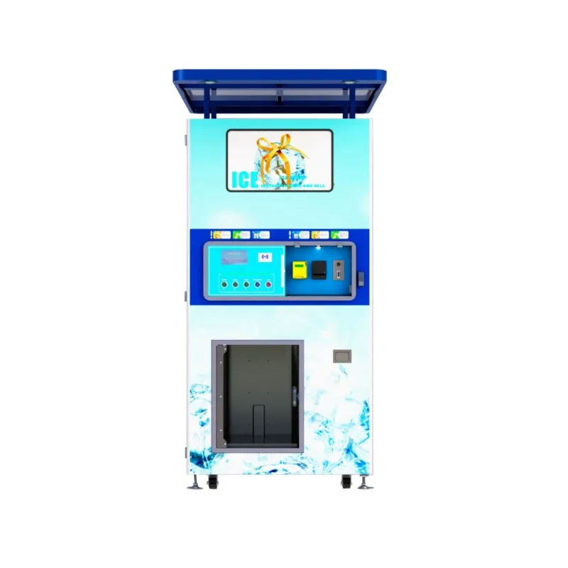 Small Water Vending Machine Factory Supply Cheap Price Automatic Ice Cube Vending Machine China OEM Smart Bagging System