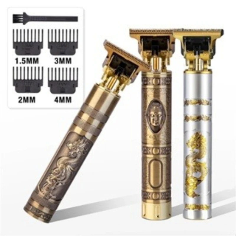 Barbeador Elétrico Profissional para Homens, Design Moderno e Preciso para Barba e Aparador de Pelos Corporais e Faciais