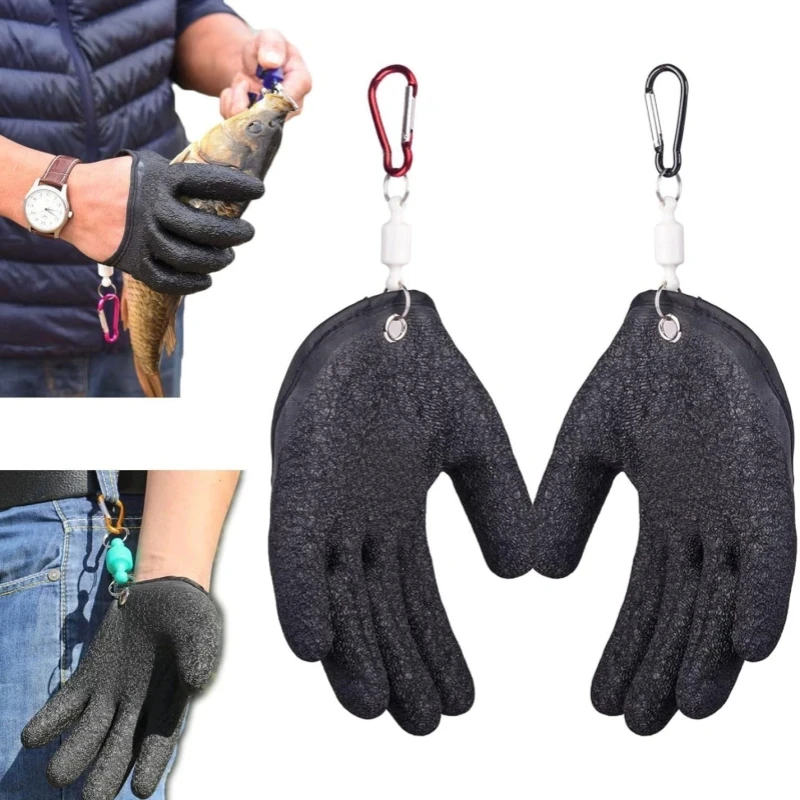 

Anti-slip Fishing Gloves Anti-stab Anti-puncture Waterproof Gloves Increased Thickness Magnet Release Essential For Fishing