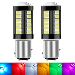 Nuovo 2 pezzi 5730 33smd S25 1156 P21W BA15S LED BAY15D BAU15S PY21W T20 3157 7440 7443 W21W 1157 lampadine per indicatore di direzione 12V 24V