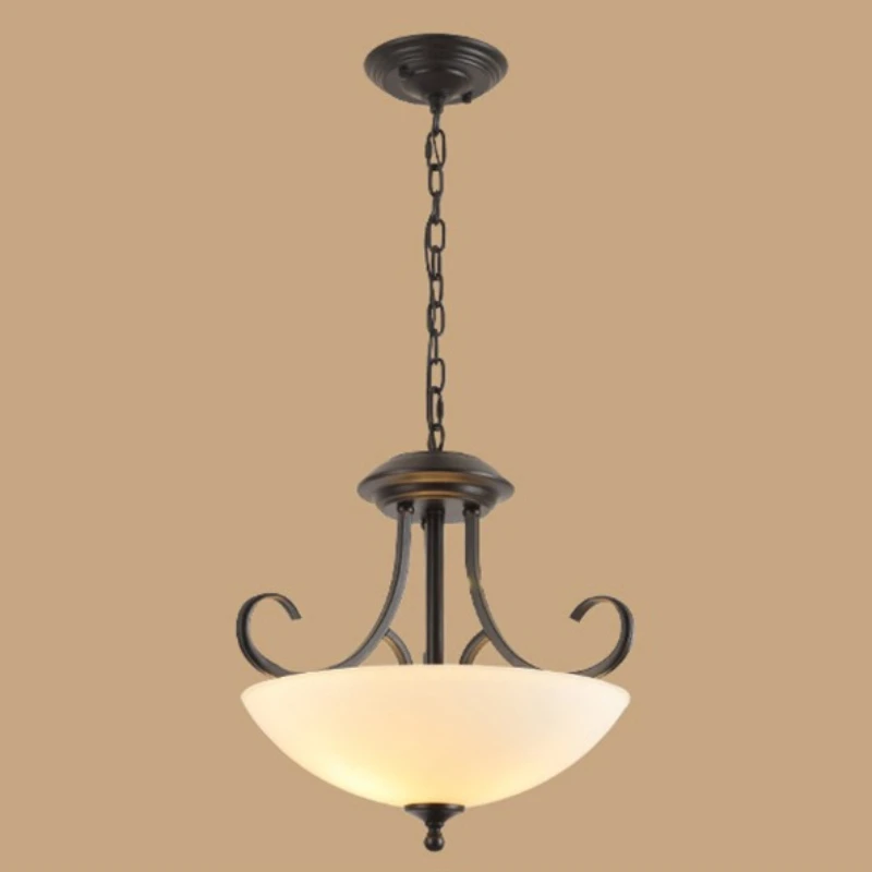 American Retro Simple Pendant Lights Vintage Kitchen Island Chandeliers Dining Room Decor Restaurant Hotel Hanging Lamps Led