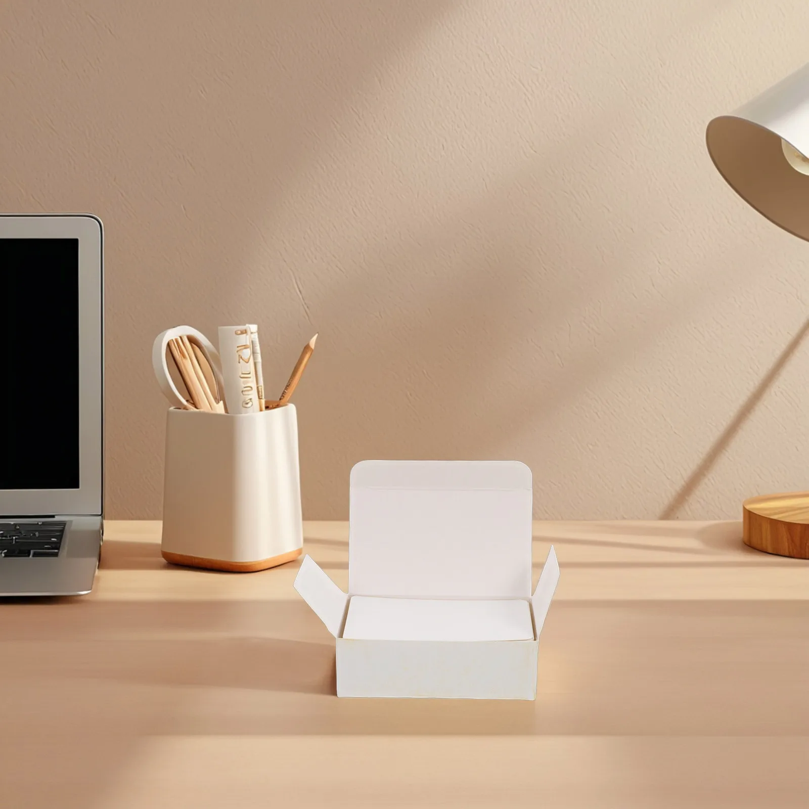 

100Pcs Thick Handwritten Memory Cards Versatile Use Blank Business Note Study Message Cards White Study Paper