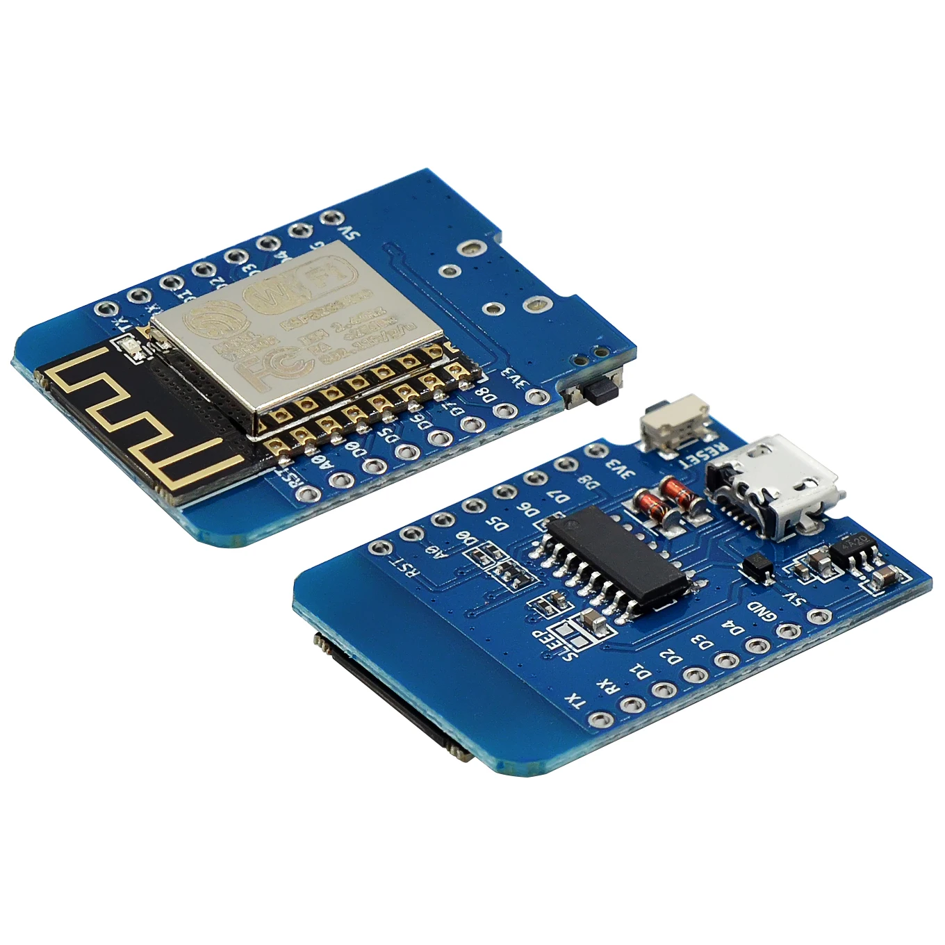 Placa de desenvolvimento USB para WeMos D1, Mini NodeMCU, Lua IOT, 3.3V com pinos, ESP8266, ESP-12, ESP-12F, CH340G, CH340, V2